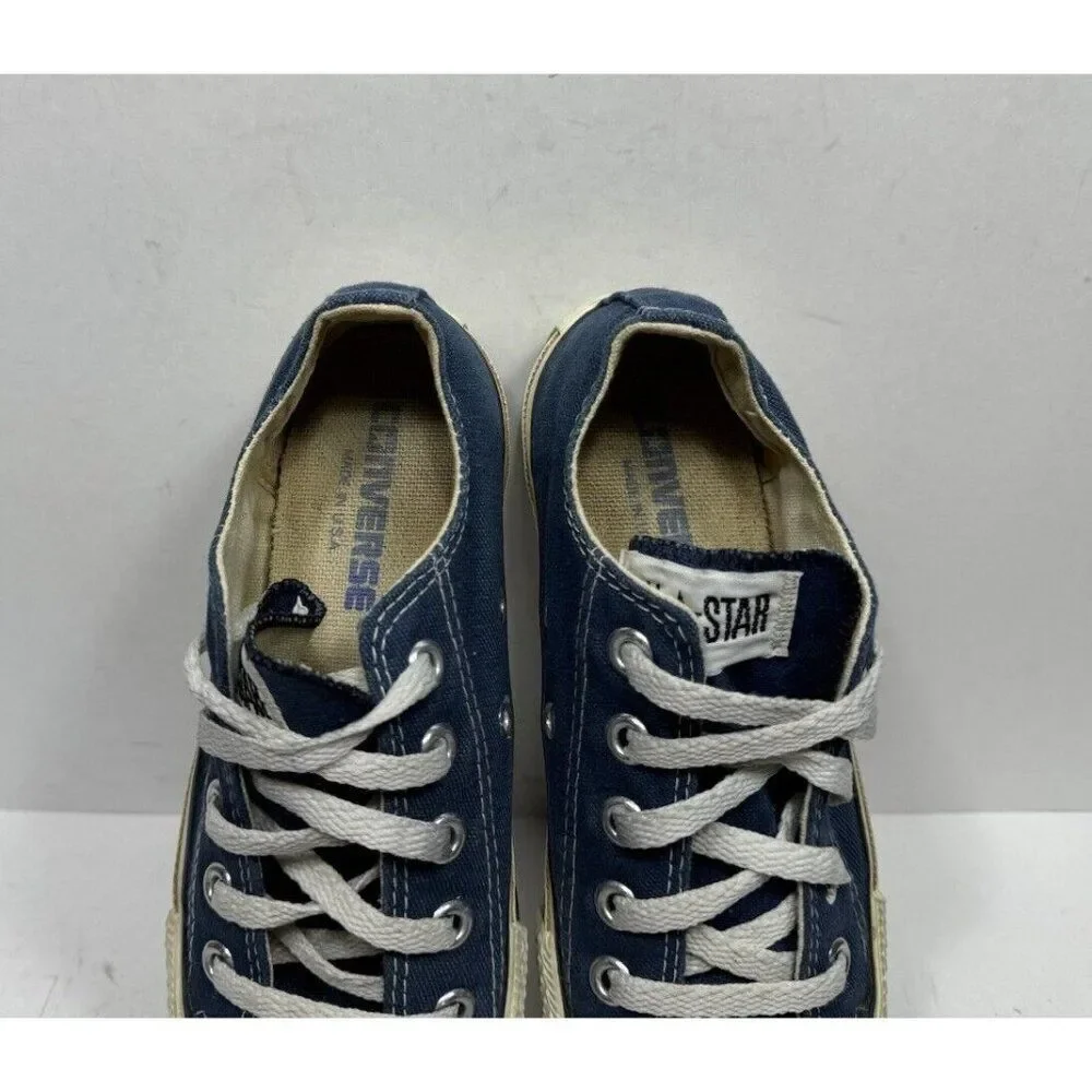 Vintage Converse All Star Chuck Taylor Blue Low‎ Top Made in USA Size Men’s Sz 3